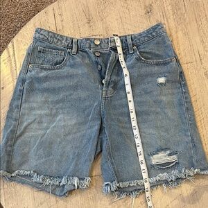 Denim Distressed Women Shorts